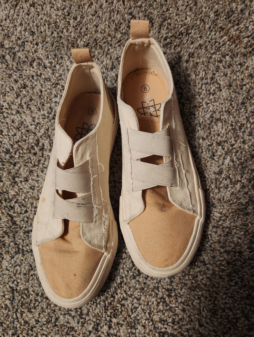 Serra Women's Slip-On Sneakers in Light Beige
